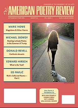 American Poetry Review Magazine Cover