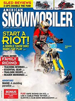 American Snowmobiler Magazine Cover