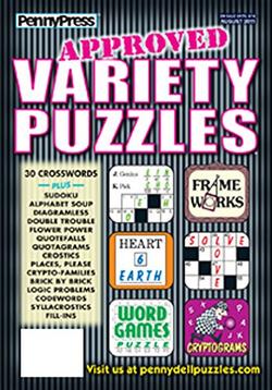 Approved Variety Puzzles Magazine Cover
