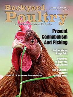 Backyard Poultry Magazine Cover