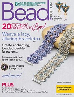 Bead and Button Magazine Cover