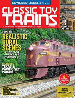 Classic Toy Trains Magazine Cover