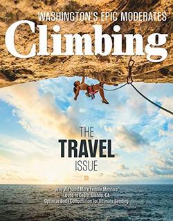 Climbing Magazine Cover