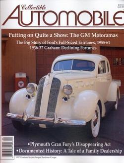 Collectible Automobile Magazine Cover
