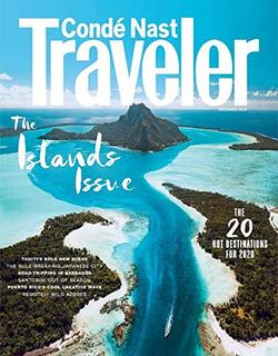 Conde Nast Traveler Magazine Cover