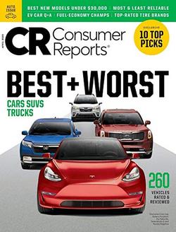 Consumer Reports Magazine Cover