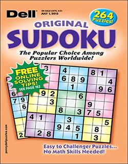 Dell Original Sudoku Magazine Cover
