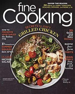 Fine Cooking Magazine Cover