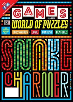 Games World of Puzzles Magazine Cover