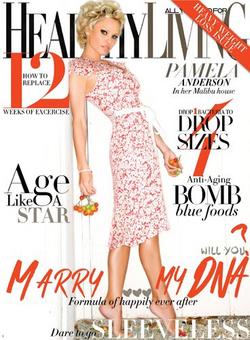Healthy Living Magazine Cover