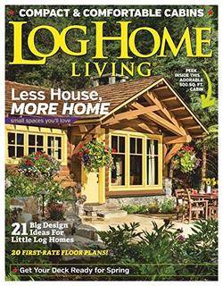 Log Home Living Magazine Cover