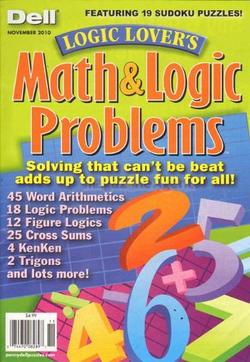 Logic Lovers Math and Logic Problems Magazine Cover