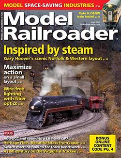 Model Railroader Magazine Cover