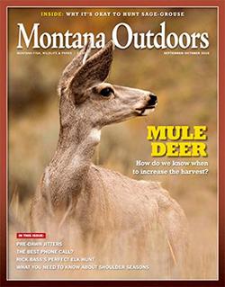 Montana Outdoors Magazine Cover