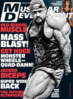 Muscular Development Magazine Cover