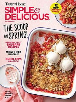 Simple and Delicious Magazine Cover