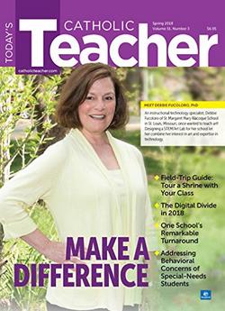Todays Catholic Teacher Magazine Cover