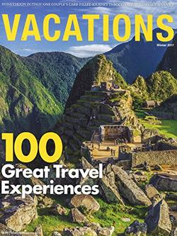 Vacations Magazine Cover