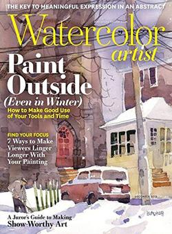 Watercolor Artist Magazine Cover